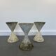 3 planters design Anton Bee assisted by Guhl edition Eternit 1958