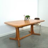 XL Deense uitschuifbare teak eettafel