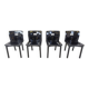 Model 4870 Dining Chairs by Anna Castelli Ferrieri for Kartell, 1980s, Set of 4