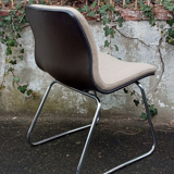Steelcase Strafor chair, sled legs, 1970s