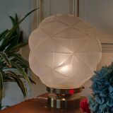 Table lamp globe XXL art deco origami