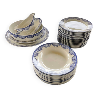 Assiettes et plats Sarreguemines Digoin modèle Capri