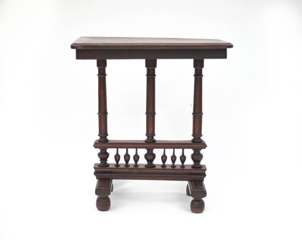 Table ou console bois de style renaissance, meuble ancien, table d'appoint