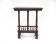 Table ou console bois de style renaissance, meuble ancien, table d'appoint