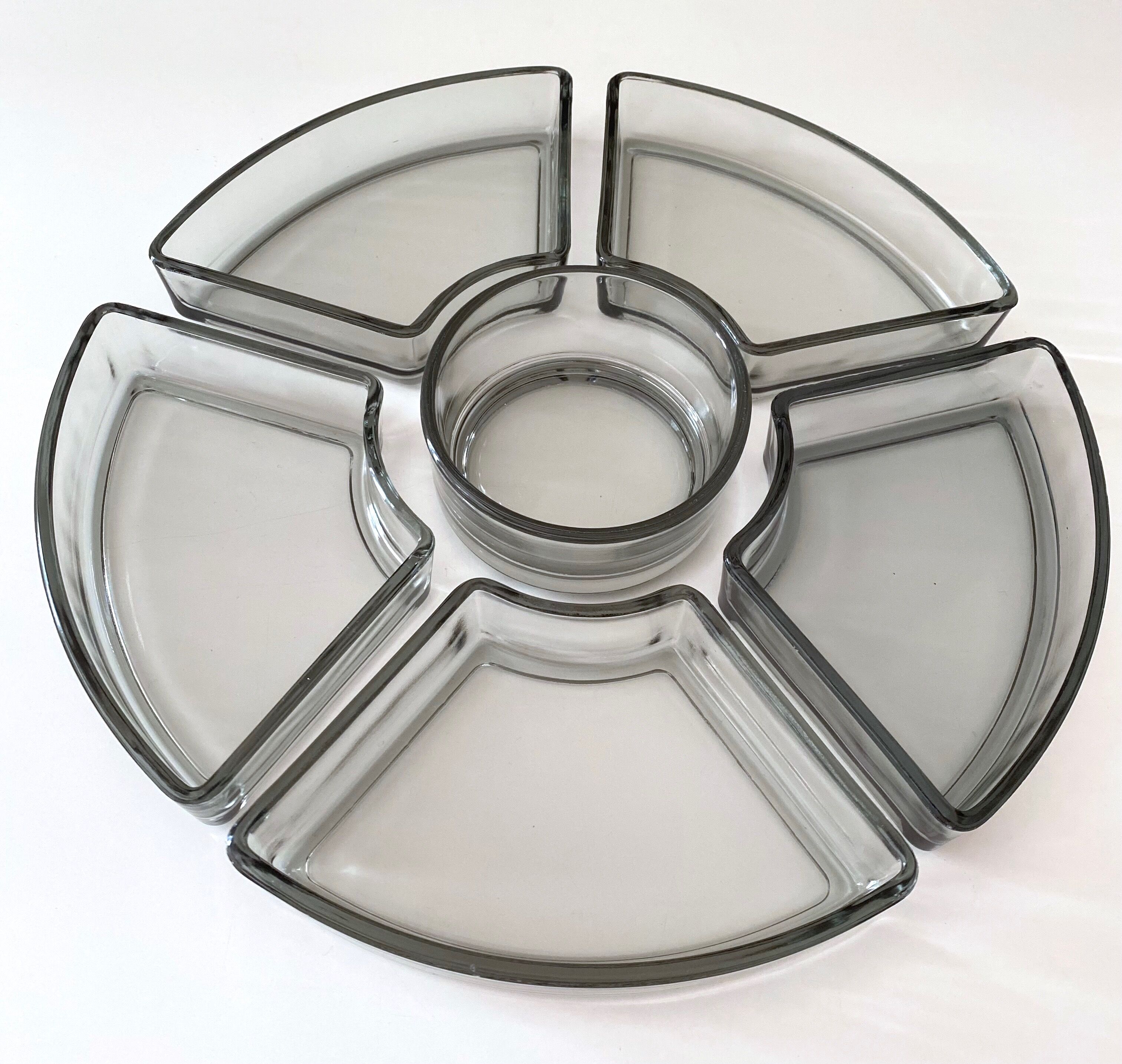 Digsmed Teak Tray Lazy Susan, Mid Century Cabaret, Tray Set, Turntable, Danish Design, 60's