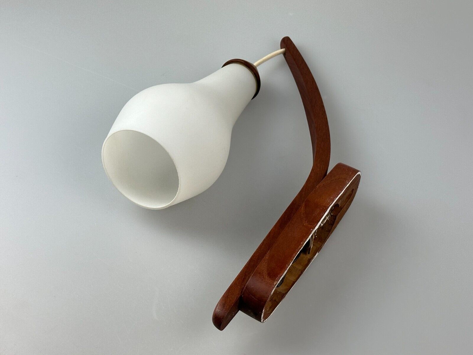 60s 70s lamp teak light wall lamp Uno & Östen Kristiansson for Luxus