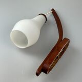 60s 70s lamp teak light wall lamp Uno & Östen Kristiansson for Luxus