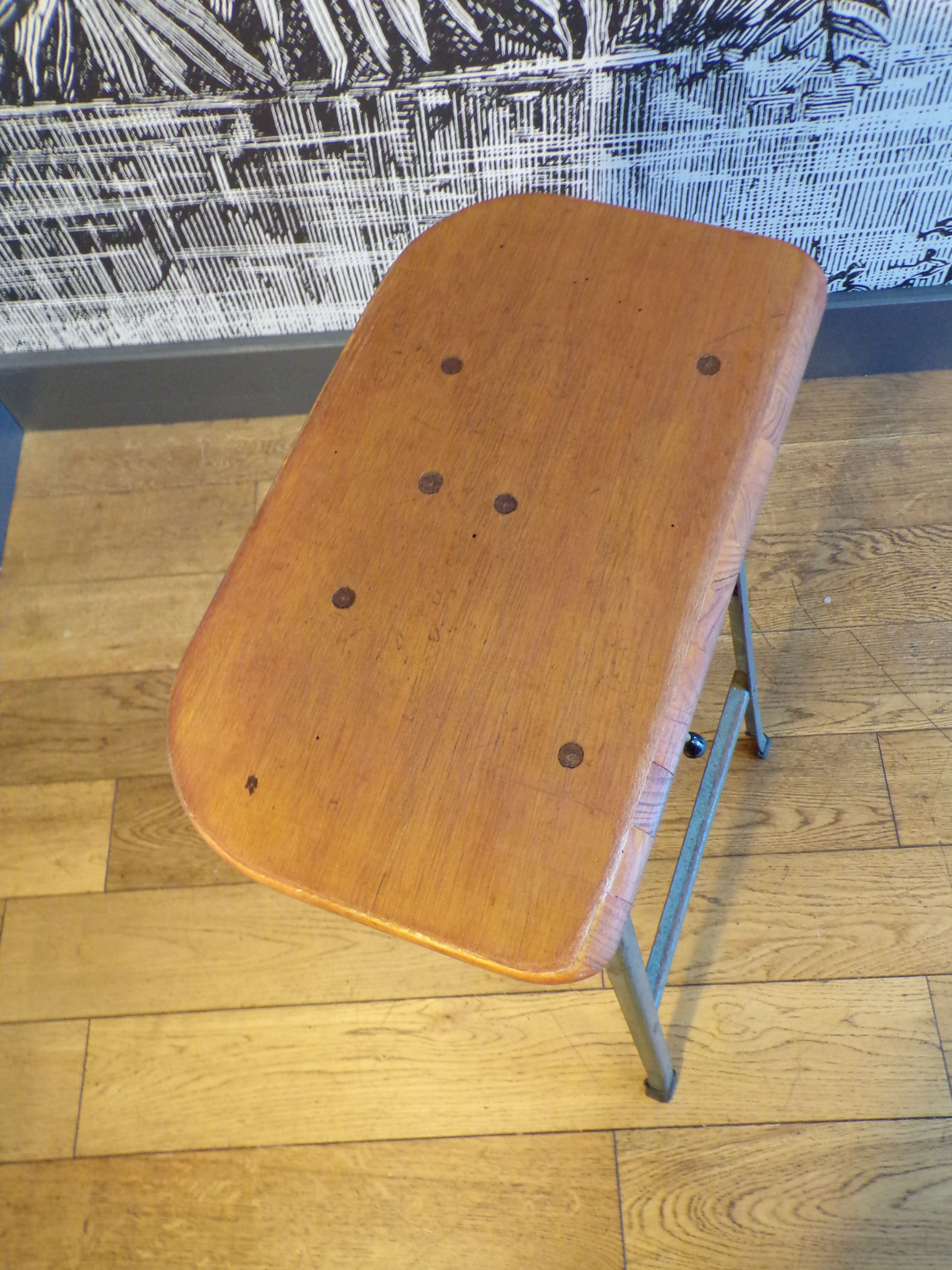 Vintage dragonfly folding stool