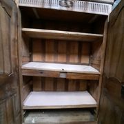 Rustic solid cherry cabinet