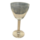 Set of 6 port wine glasses with engraved cherry decor from the 50s/60s