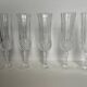 5 crystal champagne flutes