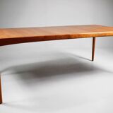 Teak dining table by Henry Klein for Bramin
