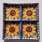 Compartmented artisanal dish