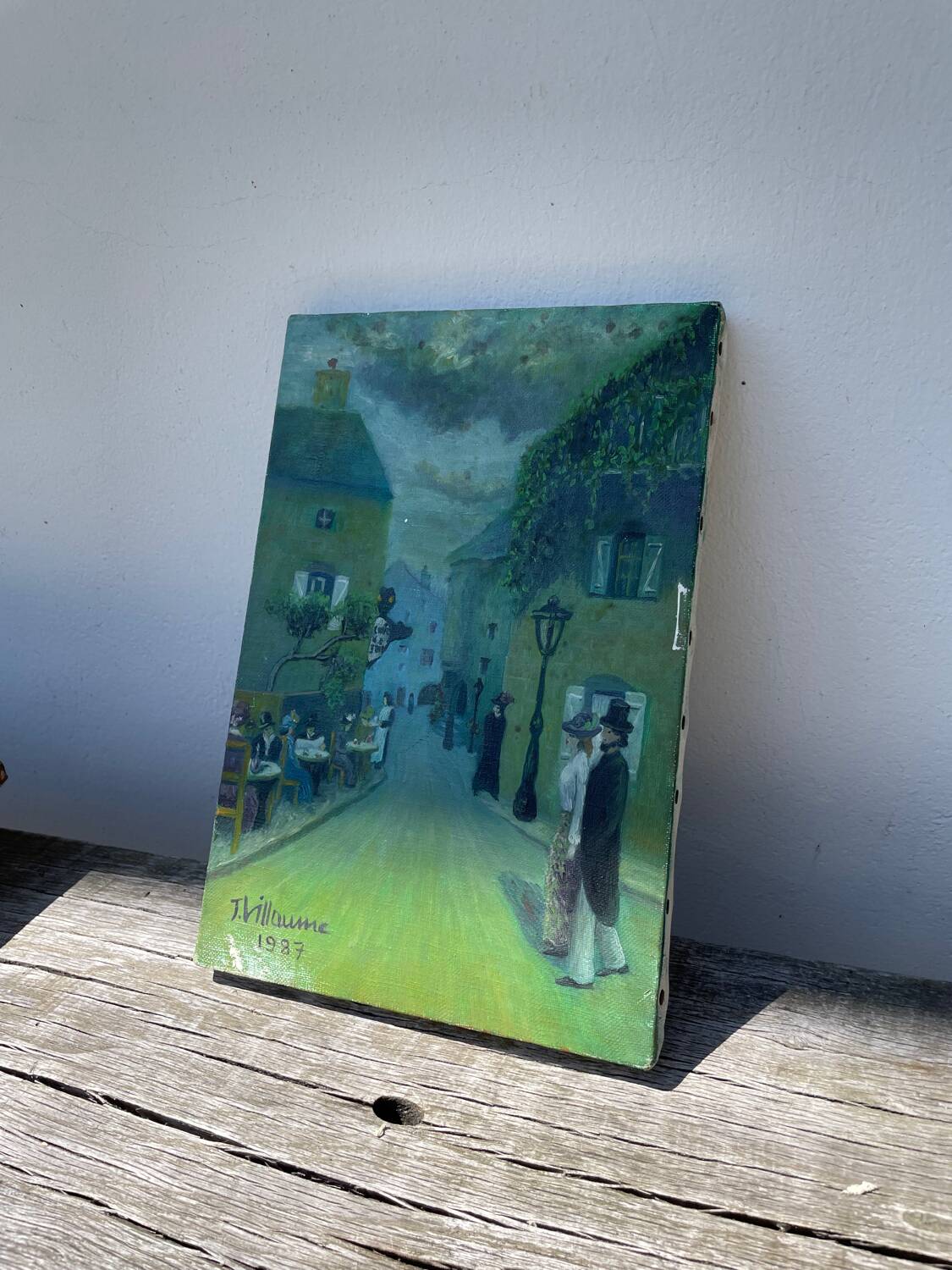 Oil painting Paris Montmartre