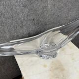 Daum: crystal fruit bowl centerpiece circa 1970