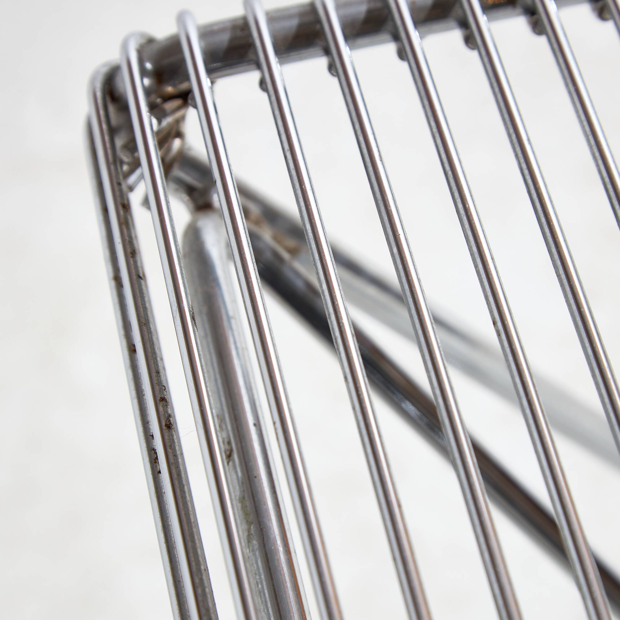 Kreuzschwinger steel bar stool by till behrens for schlubach, set of 2 (mk10476)