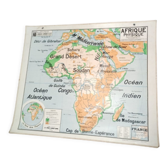 Carte scolaire Afrique