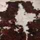 Rug, Large cowhide with fairly long hair - Vintage 70's Tannerie Barjols