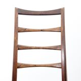 Suite of 4 Scandinavian teak chairs model Lis