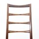 Suite de 4 chaises scandinaves en teck modèle Lis