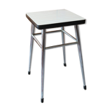 White formica stool