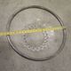 Crystal bowl with a rim