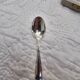 Silver-plated metal cutlery set of 12 teaspoons