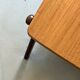 Scandinavian coffee table with 2 wooden tops, Netherlands 1970.