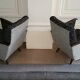 1/2 Tres beaux fauteuils originaux des années 50 ailes de chauve souris