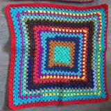2 granny wool squares