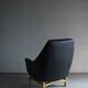 IB Kofod-Larsen leather oak easy chair | OPE Sweden | 1960s