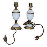 Pair of bedside lamps