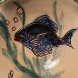 Ceramic bowl signed Diaz Costa – fish design – Spain