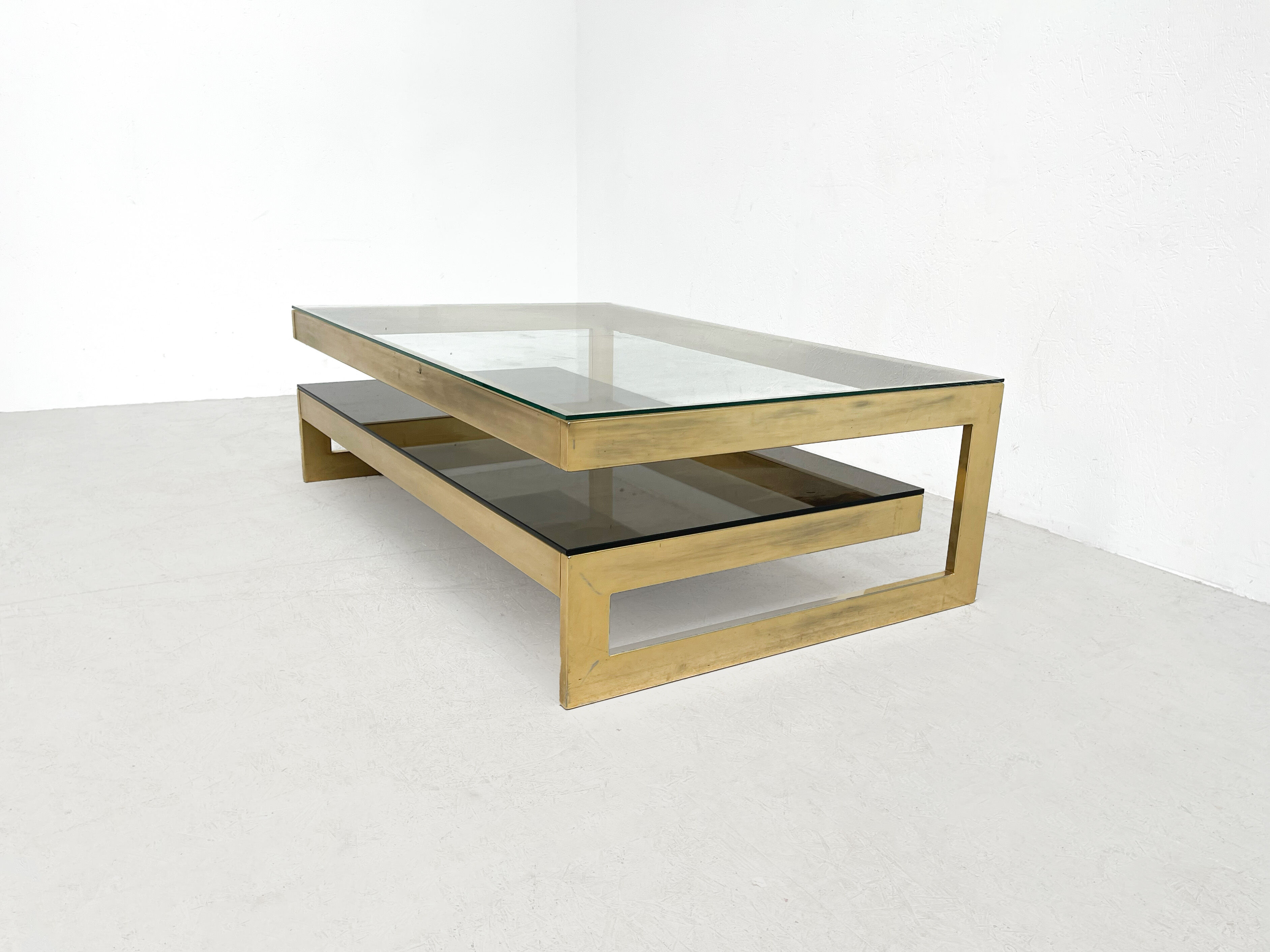 G shaped coffee table