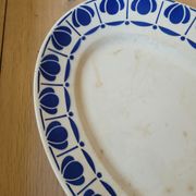 Porcelain dish Tahiti Digoin Sarreguemines