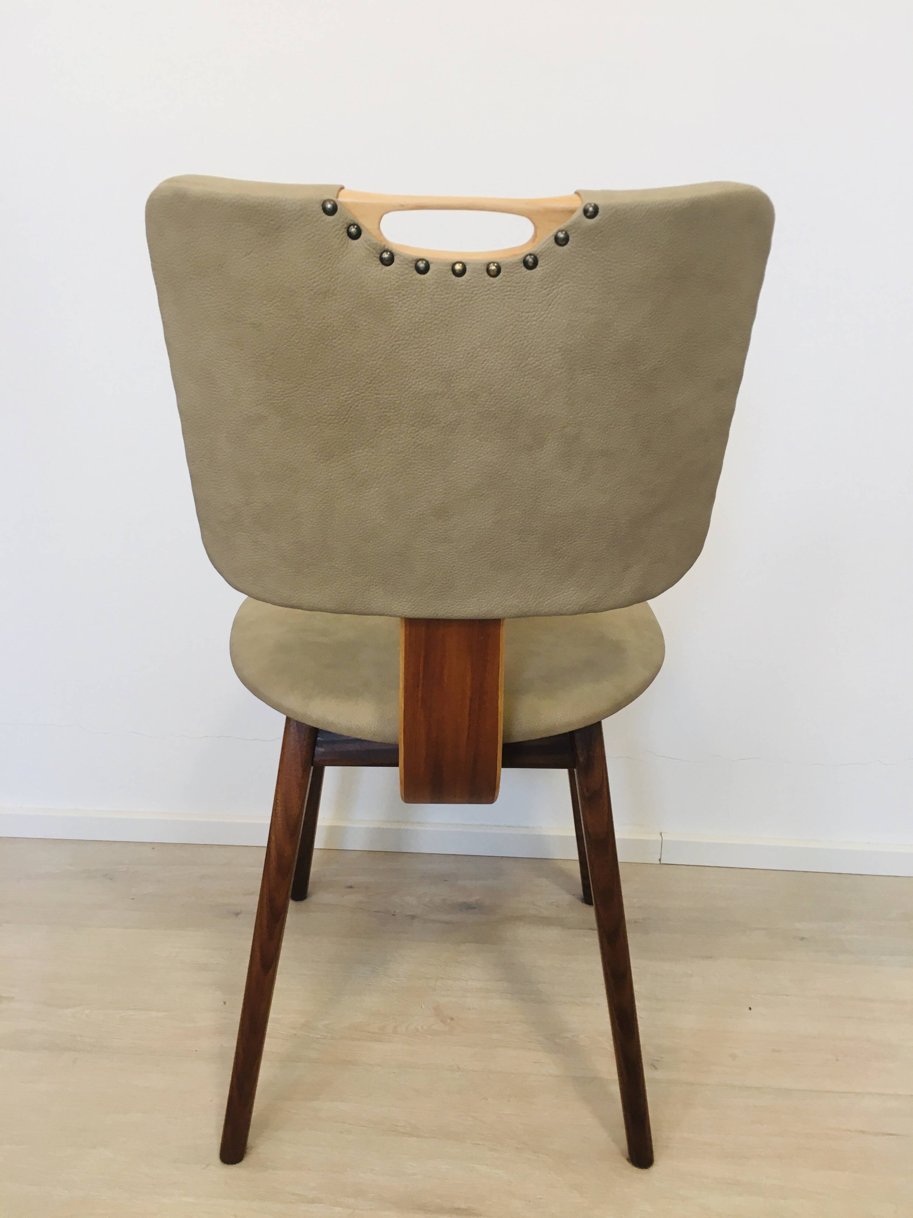 Vintage Teak Dining Chair, Netherlands 1970s