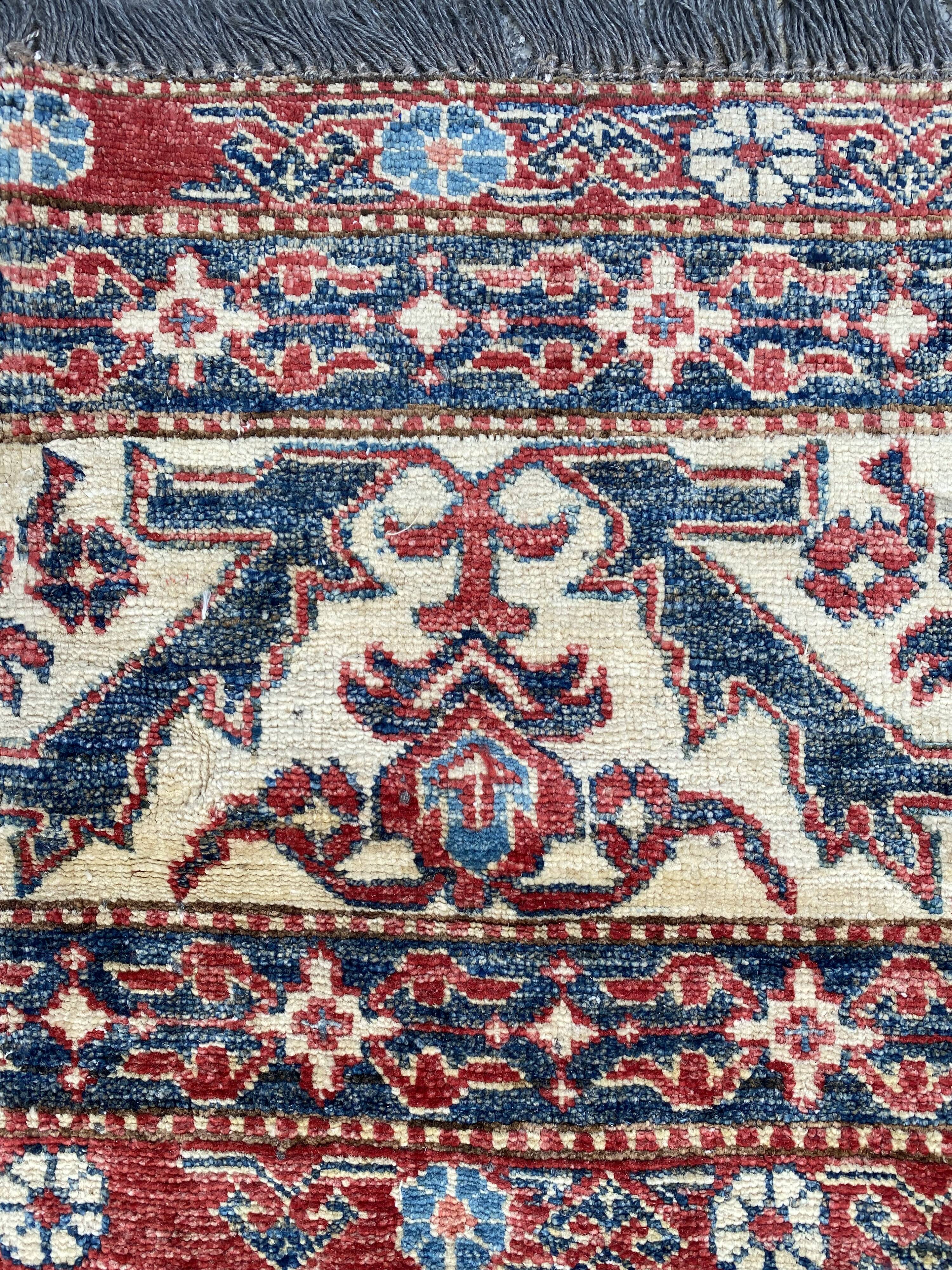 Large vintage rug Chobi Afghan handmade 274x404 cm