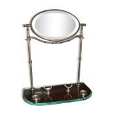 Mirror/psyche jewelry holder