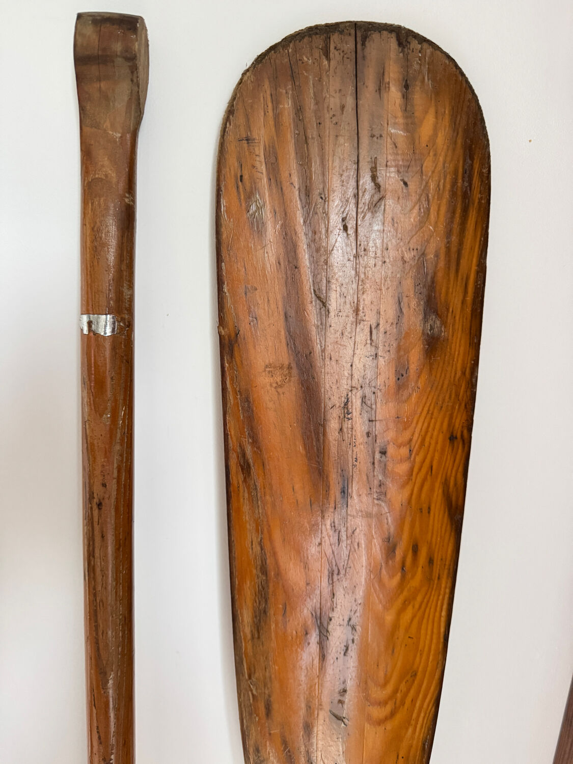 Pair of solid wood paddles