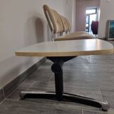 3-seater waiting bench and table from the 70s