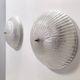 Pair of Round Murano Glass Ceiling Lights or Sconces, Italy