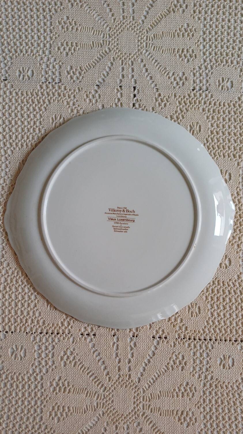 Old Luxembourg serving dish by Villeroy and Boch