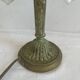 Bronze three-light girandole table lamp