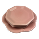 Set of 4 deep plates and 1 Tifanni dish.