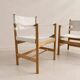 Chair and bench by Børge Mogensen for Fredericia