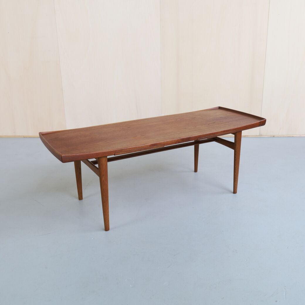 Teak Coffee Table by Alf Svensson for Tingströms, Sweden, 1960s