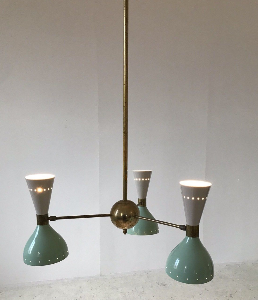 Chandelier in the style of Italian creations of the 50s