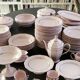 Large Art Deco dinnerware service from the Schlaggenwald Manufacture, vintage