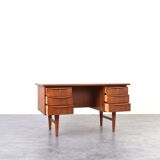 Mid-Century Danish Teak Executive Desk, 1960s.