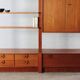 Teak cabinet shelf wall unit RT Möbel Ristenpatt design vintage